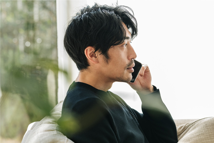 お電話にてご連絡